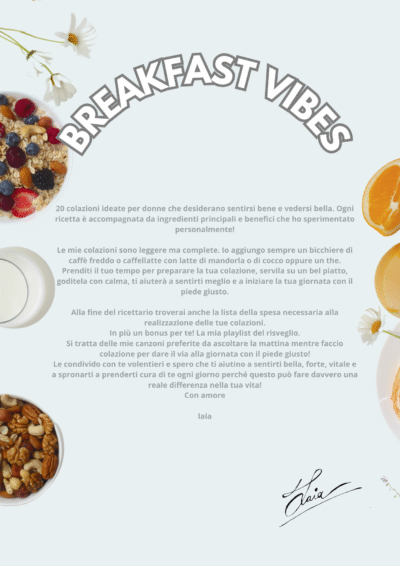 Breakfast vibes